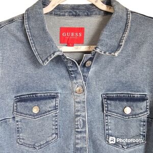 Guess Blue Denim Jumpsuit